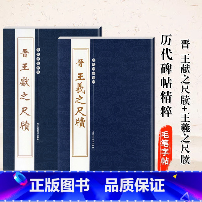 [正版]0减402本二王尺牍晋王献之尺牍王羲之尺牍历代名家经典碑帖精粹临摹赏析研究毛笔书法书籍