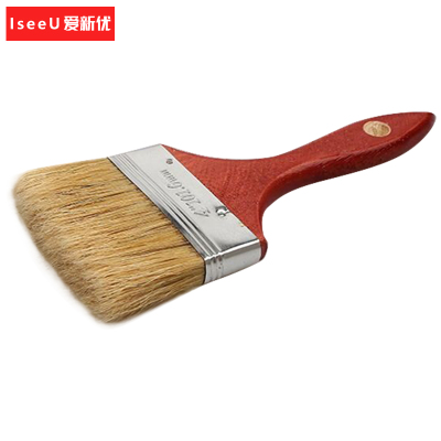 爱新优 猪鬃毛刷油漆刷 4寸 100mm(把)
