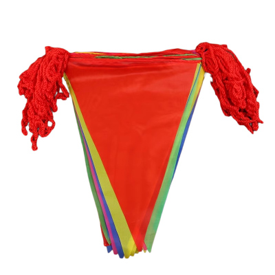 振之宏 小彩旗 三角旗串旗 大号长100米 彩旗150面 根