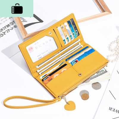 女士长款钱包大容量韩版时尚手拿包多功能女士皮夹多卡位手机包潮NEW LAKE