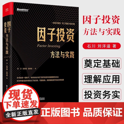 正版 因子投资 方法与实践中国A股市场分析定位策略投资实践 因子实证分析结果 因子投资手册 金融投资 融资电子工业出版社