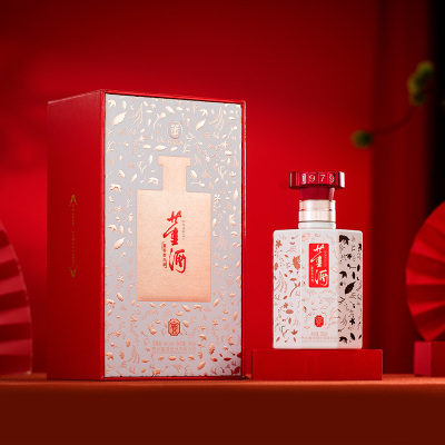 董酒珍藏54度500ml董香型贵州纯粮固态高度高端白酒 宴席版