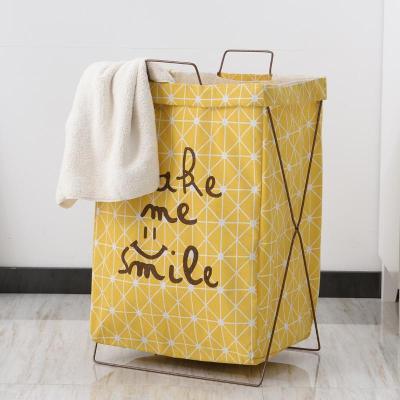 家柏饰(CORATED)家用布艺脏衣篮脏衣服收纳筐脏衣篓可折叠玩具衣物收纳桶洗衣篮