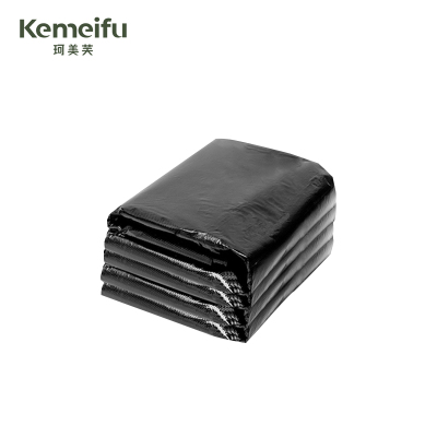珂美芙 黑色平口加厚垃圾袋 100*120cm 50个/包