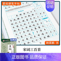 楷书-宋词三百首 [正版]字帖 唐诗首宋词三百首 练字帖大学生行楷练字帖经典文化国学名著唐诗宋词格言散文毛泽东诗词荆霄鹏