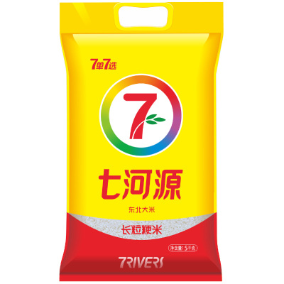 七河源长粒粳米5kg 东北大米