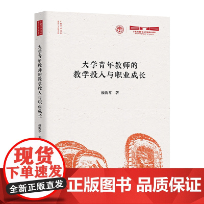 7月新书 大学青年教师的教学投入与职业成长 广外学术文库:建校六十周年专辑 魏海苓 著 商务印书馆