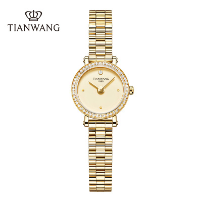 天王圆宝22mm小表盘女表真钻显瘦显白新年礼物31561
