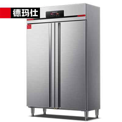德玛仕(DEMASHI)商用消毒柜 不锈钢热风循环双门消毒柜立式高温 厨房食堂用大容量 消毒碗柜 XDR650-D2D