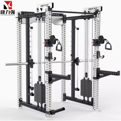 康力强REP史密斯机龙门架商用多功能卧推深蹲架家用力量举重架训练器综合深蹲架