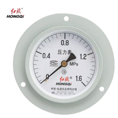 红旗 压力表轴向带边定制检测款Y150ZT (压力值需备注) 块