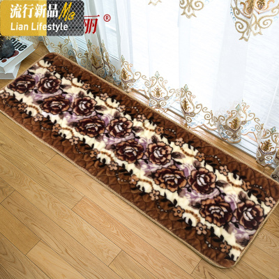 实木沙发垫红木头春秋长椅垫法兰绒防滑加厚老式木质沙发三人坐垫 三维工匠