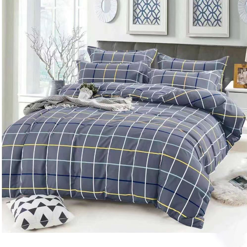 柔美床上用品十件套床单被套枕巾各2个、棉花被5斤/棉花褥4斤/枕芯枕套各1个套