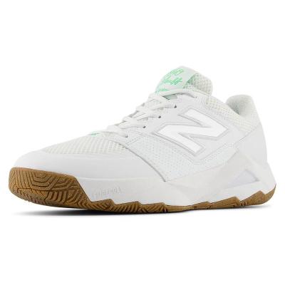 新百伦(New Balance)男士FuelCell网球鞋透气舒适低帮运动鞋白绿