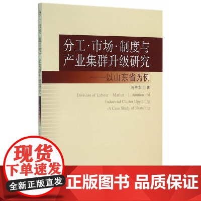 分工·市场·制度与产业集群升级研究:以山东为例 马中东 中国社会科学出版社 正版书籍