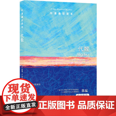 牛津通识读本:代数(中英双语)揭开抽象代数的神秘面纱 从初步代数开始 循序渐进 用理论和示例更新对学校所讲授代数的认知