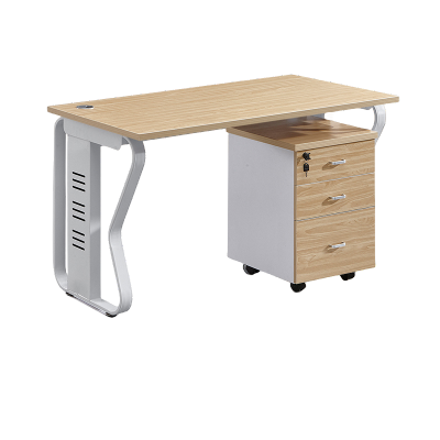 迅迈 单人位+柜 员工位 职员办公桌 电脑桌 屏风卡座 财务屏风工位