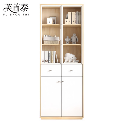 芙首泰书柜双柜双抽800*300*2000mm台