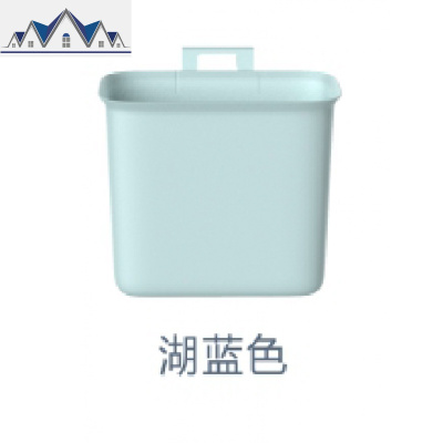厨房壁挂橱柜家用挂式小垃圾桶创意客厅可悬挂式桌面上卫生间筒 三维工匠