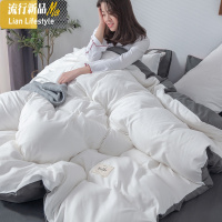 纯色四件套1.8m被套水洗棉1.5床单人学生宿舍1.2米三件套床上用品 三维工匠