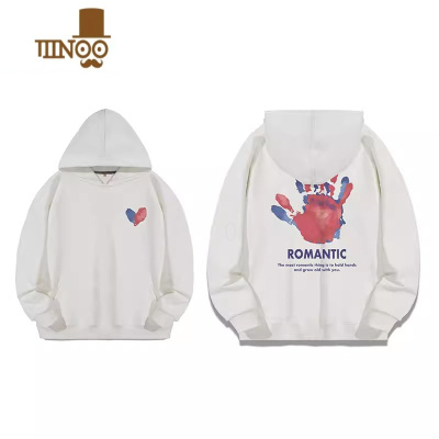 YANXU网红情侣装连帽卫衣款2023新款宽松长袖港风上衣外套男装潮流