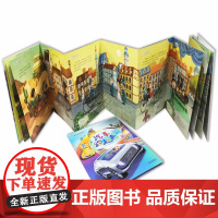 儿童安全科普系列--汽车跑起来 (长卷绘本汽车发展的历史)