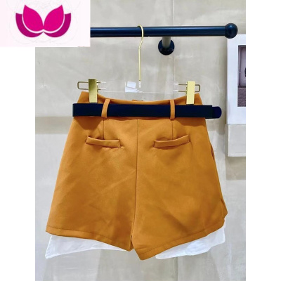 七斓欧货潮牌职业套装女春高级感韩版拼接西装外套高腰休闲裤裙套