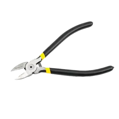 煌刚(HuanGon)水口钳采用优质铬钒钢精工制作坚固耐用刃口感应淬火剪切力强沾塑防滑手柄设计美观加弹簧