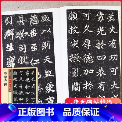 [正版]传世碑帖精选彩色本第四辑 等慈寺碑 楷书书法毛笔字贴初学者毛笔字帖入门练习 历代老碑帖法书选名品系列书法拓片