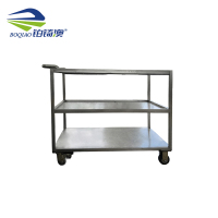铂锜澳 不锈钢三层手推车 114*89*32cm 台