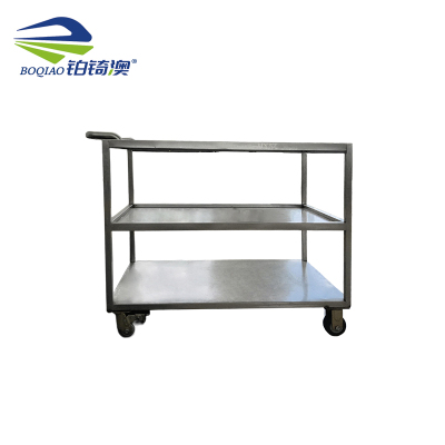 铂锜澳 不锈钢三层手推车 114*89*32cm 台