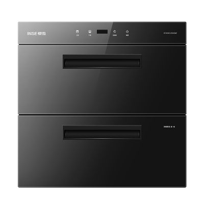 樱雪(INSE)RTD100E-2531(B)W消毒柜家用 嵌入式消毒柜 100L大容量镶嵌式二星消毒 厨房消毒碗柜