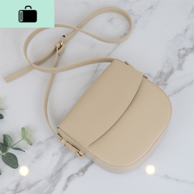 ins超火包韩版简约学生半圆马鞍包女2020新款网红百搭单肩斜挎包NEW LAKE女斜挎包