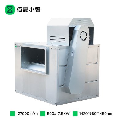 佰晟小智 强力静音排烟风机高压风柜 GTE007DF 高压风柜500#7.5KW
