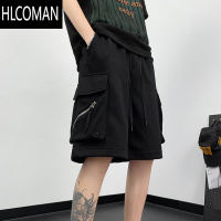 HLCOMAN工装短裤男夏季薄款直筒五分休闲裤痞帅高级感美式潮牌阔腿裤