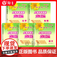2025灿烂在六月 上海中考真题分类汇编 语数英物化 5本套装七年级八年级九年级初一初二初三上海初中生教辅中西书局