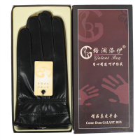 格澜洛伊 山羊皮加厚保暖真皮手套GR-87003 男式均码 双