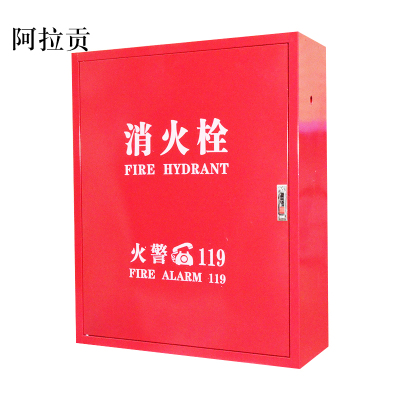 阿拉贡消火栓箱消防箱消防水带卷盘全套消防器材放置柜消防设备灭火箱800*650*240新国标铁门