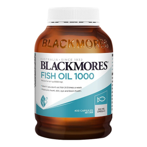 澳佳宝BLACKMORES原味鱼油/深海鱼油胶囊400粒/瓶Omega-3三高血脂血压血糖DHA成人老人