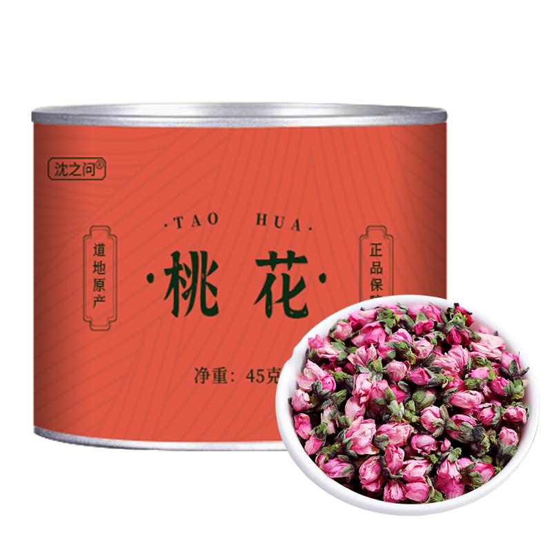 桃花茶桃花水优选新花干桃花泡水养生正品无硫桃花花茶非粉官方店