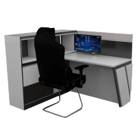 酷美智悦 办公桌1750*1400*750mm KM-XS43 张