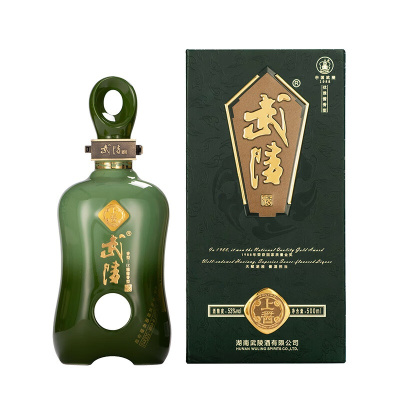 武陵 上酱53度酱香型高度白酒 纯粮固态 大曲工艺 500mL 4瓶 整箱装