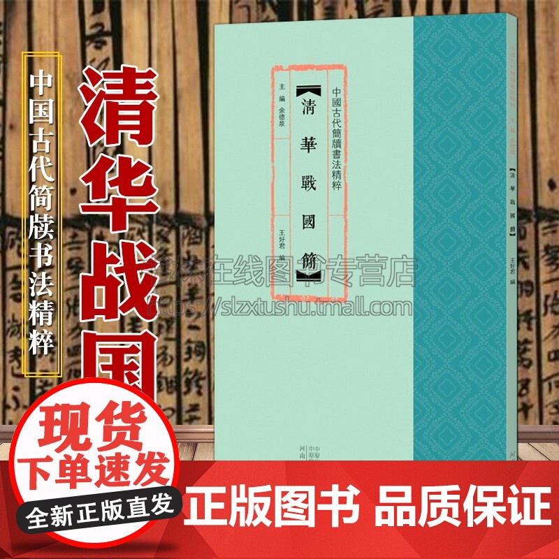 清华战国简古代简牍书法精粹 秦隶书古简牍名迹选精编集字书法理论研究字帖毛笔临摹鉴赏书籍 河南美术出版社