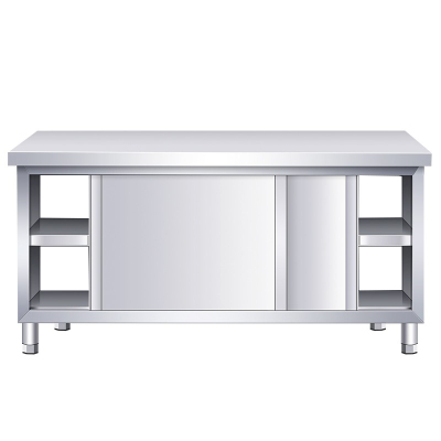 钰春鹏 不锈钢橱柜双通工作台 1800*800*800mm /1台