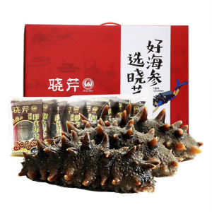 [苏鲜生推荐]晓芹 大连即食海参 1000g16-24只 辽刺参 海鲜水产 海参礼盒