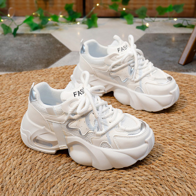 ins韩版新款老爹鞋女秋季学生跑步运动厚底增高休闲鞋_4_325