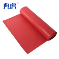 典虎 绝缘橡胶板 红色8mm*1m*10m 卷