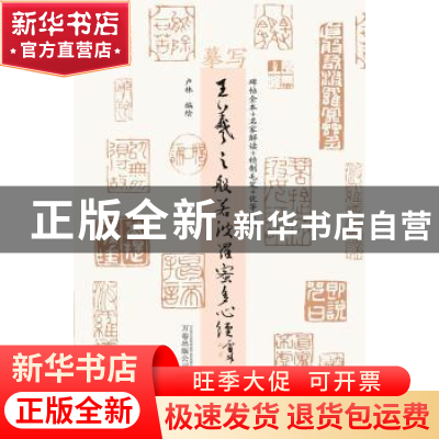 正版 摹写王羲之般若波罗蜜多心经 卢林 万卷出版公司 9787547043