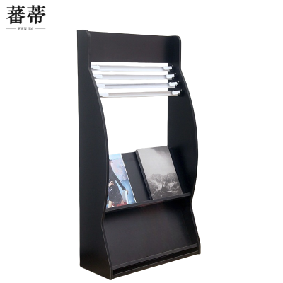 蕃蒂资料架黑色个