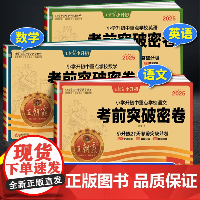 2025新王朝霞试卷小升初真题卷重点考前突破密卷语文数学英语人教版专项训练押题毕业小学六年级下册小升初总复习资料模拟测试